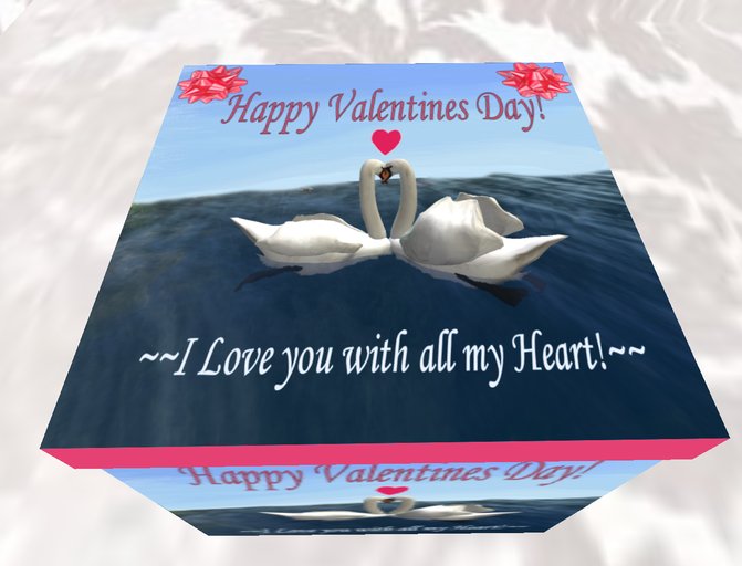 Swan Valentine Gift Box