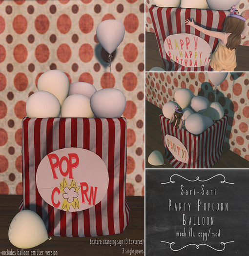 Sari-Sari - Party Popcorn Balloon