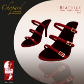 *Chopard Couture* Beatrice Three Straps Heels Red (Slink-M)