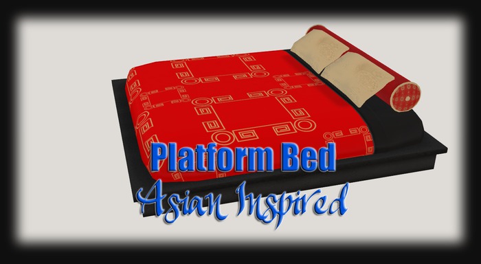 <BD> Platform Bed - Champagne