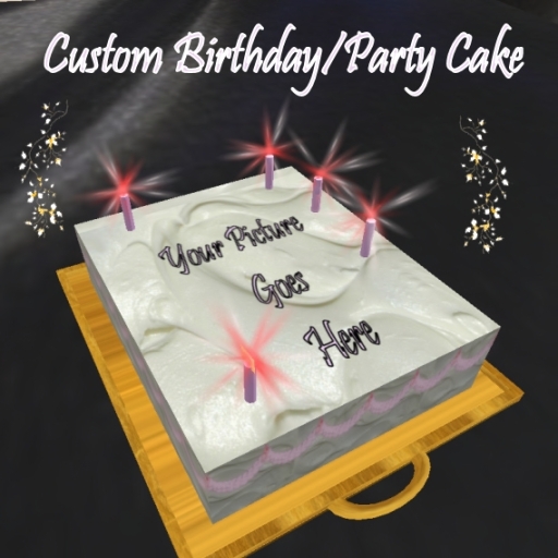 Your Picture goes here Cake Boxed