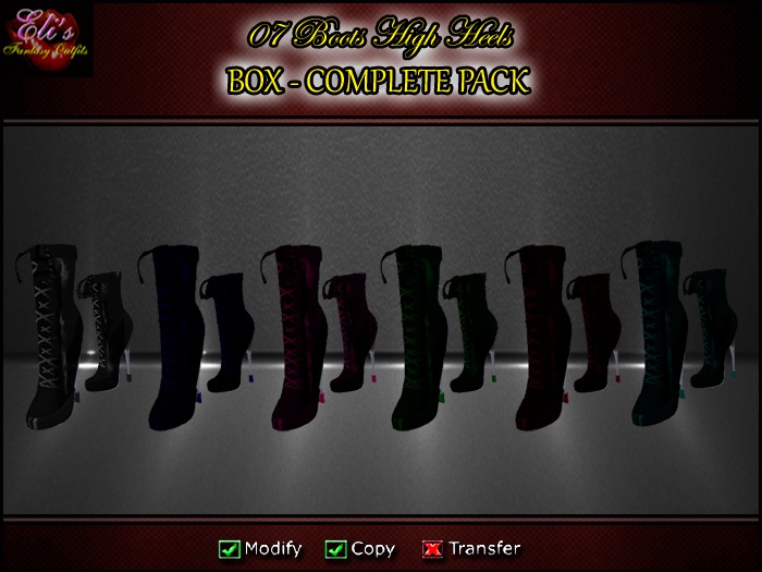 07 00 High Heels Box - Eli's