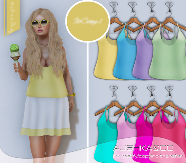 A&CO-Sofia Loose Tank Top-Colorful-All with HUD