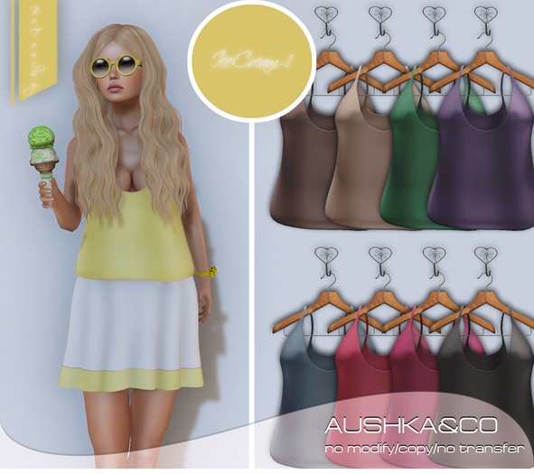 A&CO-Sofia Loose Tank Top-Darks-All with HUD