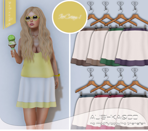 A&CO-Sofia Mini Skirt-Darks-All with HUD