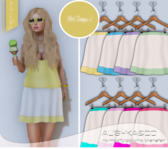 A&CO-Sofia Mini Skirt-Colorful-All with HUD