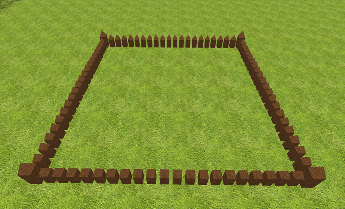 Post Zoo Cage (Mesh) - Large