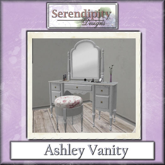 Serendipity Designs - Ashley Vanity and Stool