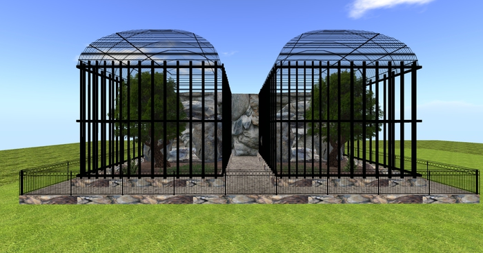 Round Zoo Cage 1