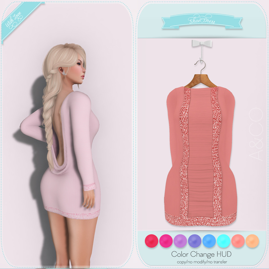 A&CO-Shae Glitter Party Mini Dress-Colorful-All with HUD