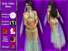 [TKS] Complete Outfit - Bali Silks Blue