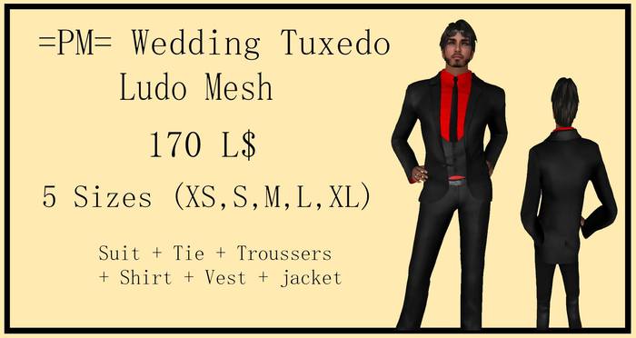 =PM= Wedding Tuxedo Ludo Mesh