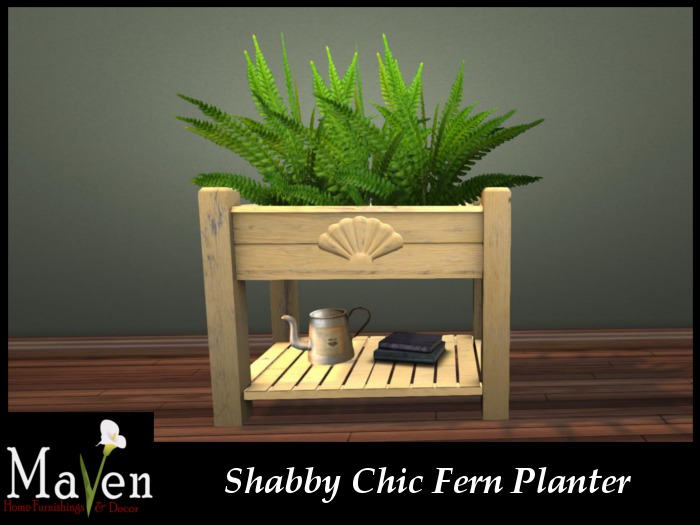 Shabby Chic Planter Cart