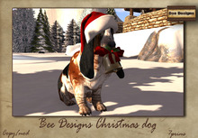 .: Bee Designs:. Christmas dog