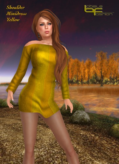 Babele Fashion :: Shoulder Minidress Yellow