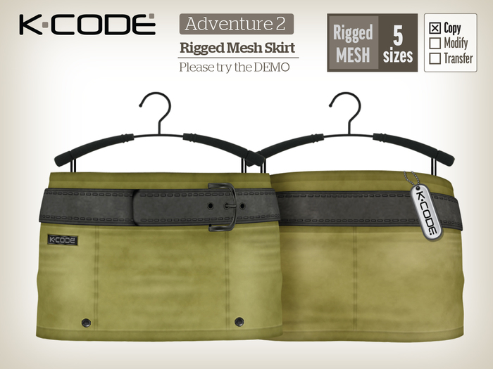 K-CODE ADVENTURE 2 Skirt
