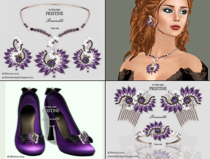 Pristine Angelite Necklace & Earrings