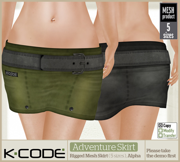 K-CODE ADVENTURE Skirt FATPACK