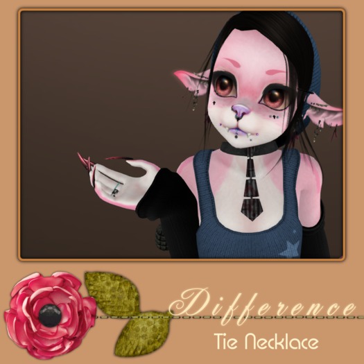 Difference - Bloody Tie Necklace