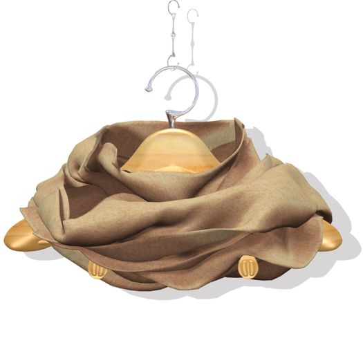 Alex Round Scarf Felt Camel