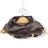 Alex Round Scarf Wool Brown