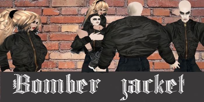 bomber jacket black sign 2