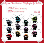 Full Perm MESH So Cute Ladybug kit for builders