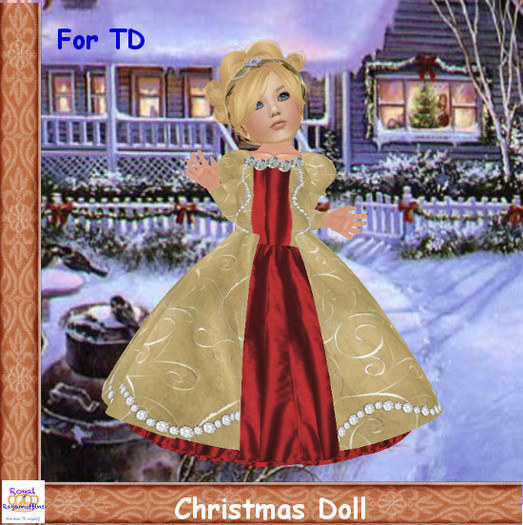 *Royal Ragamuffins*  Christmas Doll for TD