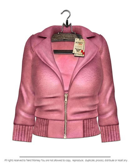 [N*Monkey] 'Leather Jacket Rose 