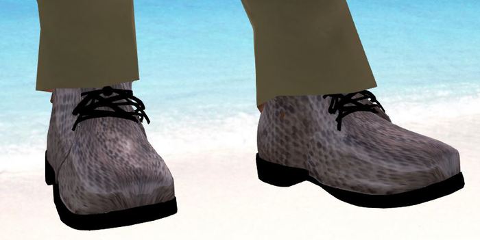 Mens Snake skin  Boot w/ resizer