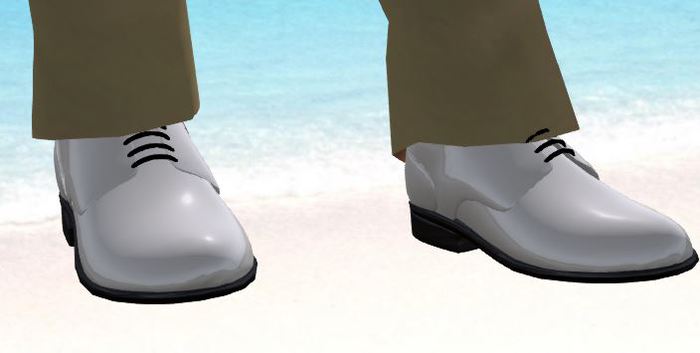 Mens White Boot w/ resizer