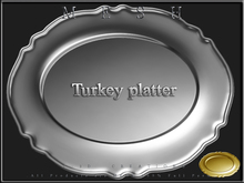 T-3D Creations [ Turkey platter ]  Regular MESH - Full Perm -