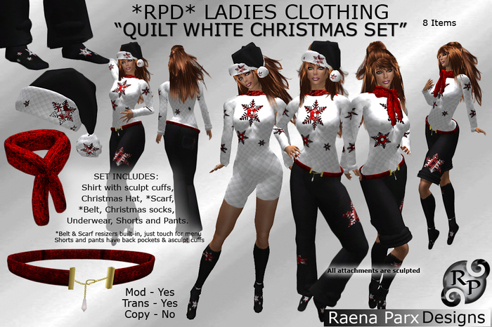 SHEER BODY SUIT - WHITE - 5 PC SET - *RPD* 