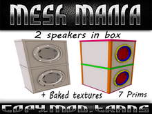 :.:MM:.: Full Perm MESH Speakers in box