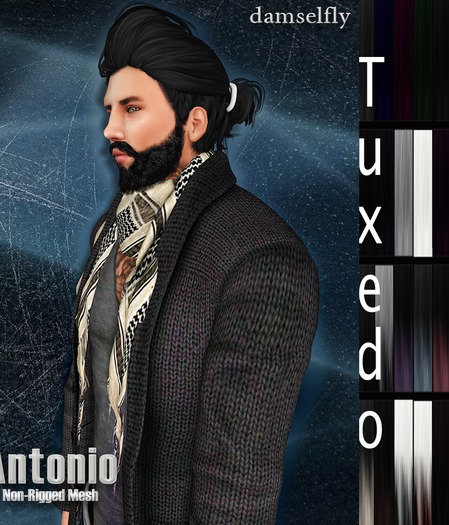 *~*Damselfly*~*Antonio Non-Rigged Mesh Tuxedo