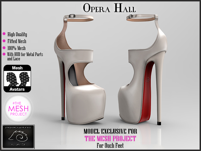 [PL] - Opera Hall - White Shoes for TheMeshProject