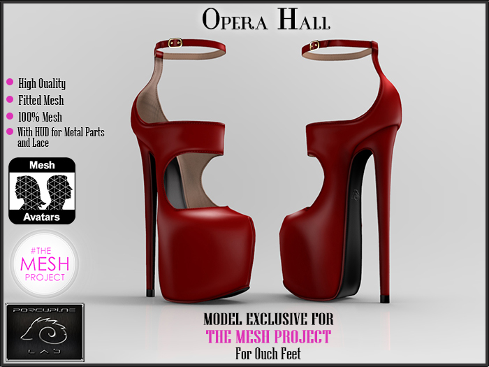[PL] - Opera Hall - Red Shoes for TheMeshProject