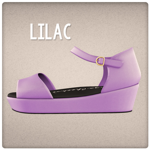 {Mango Cheeks} Kilo Sandals: Lilac (Slink FLAT)