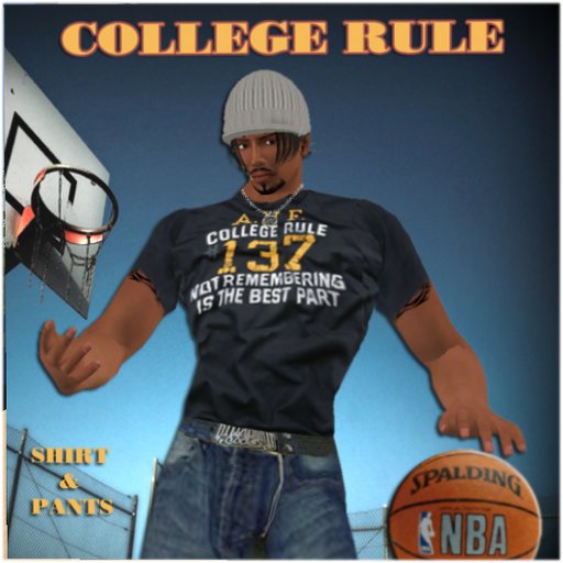 College Rule Shirt and Pants