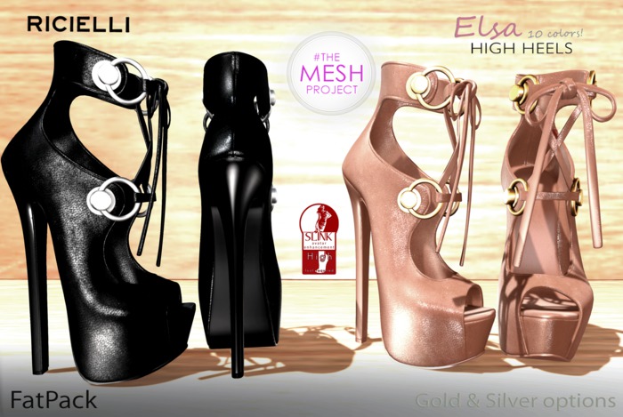 R.icielli - JULES High Heels for TMP & Slink Feet / FatPack