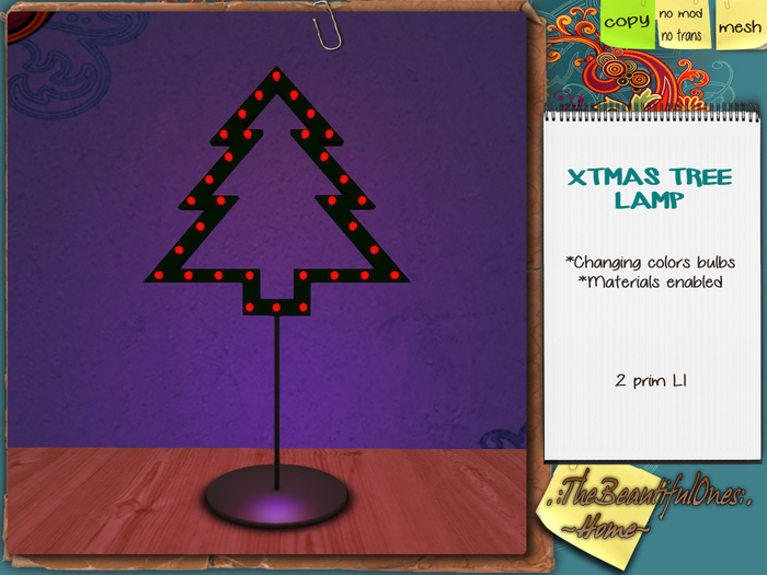 .:TBOHome:. Xtmas Tree Lamp