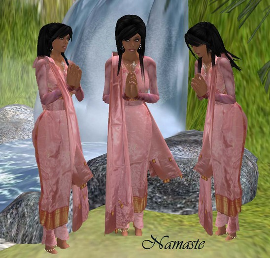 Namaste Gesture, Female (mod & copy) box