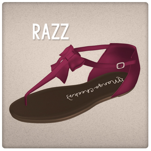 {Mango Cheeks} Melu Sandals: Razz (Slink FLAT)