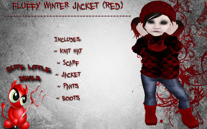 CLD - Fluffy Winter RED