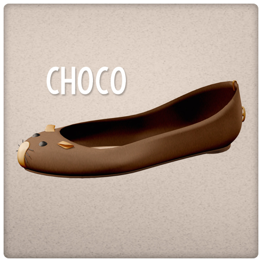 {Mango Cheeks} Squeeker Flats: Choco (Slink FLAT)