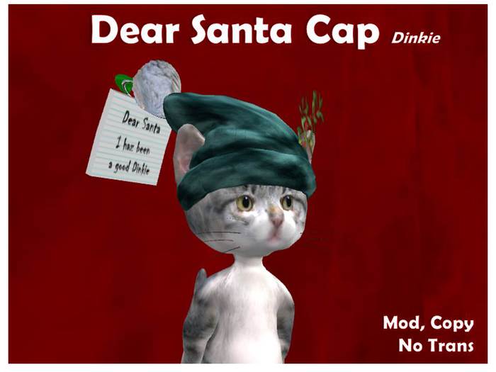 Dear Santa Cap Dinkie Box