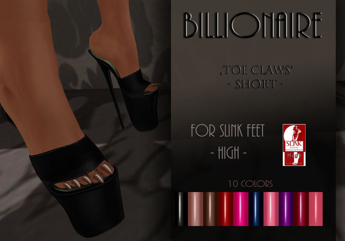 Slink Claws High Feet 10 Colors