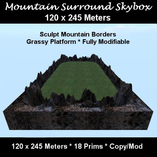 Mountain Surround Skybox 120x245 M