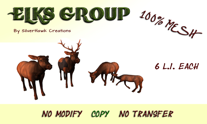 Elk family boxed