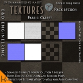 [kFC001] 1024px Checkered Carpet Texture Kit with Bump, Diffuse, Occlusion and Normal Material Maps by E&D ENGINEERING